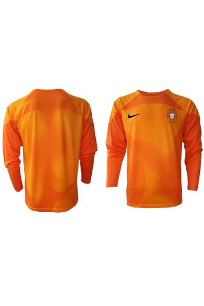 Fotbalové Dres Portugalsko Brankářské Venkovní Oblečení MS 2022 Dlouhý Rukáv